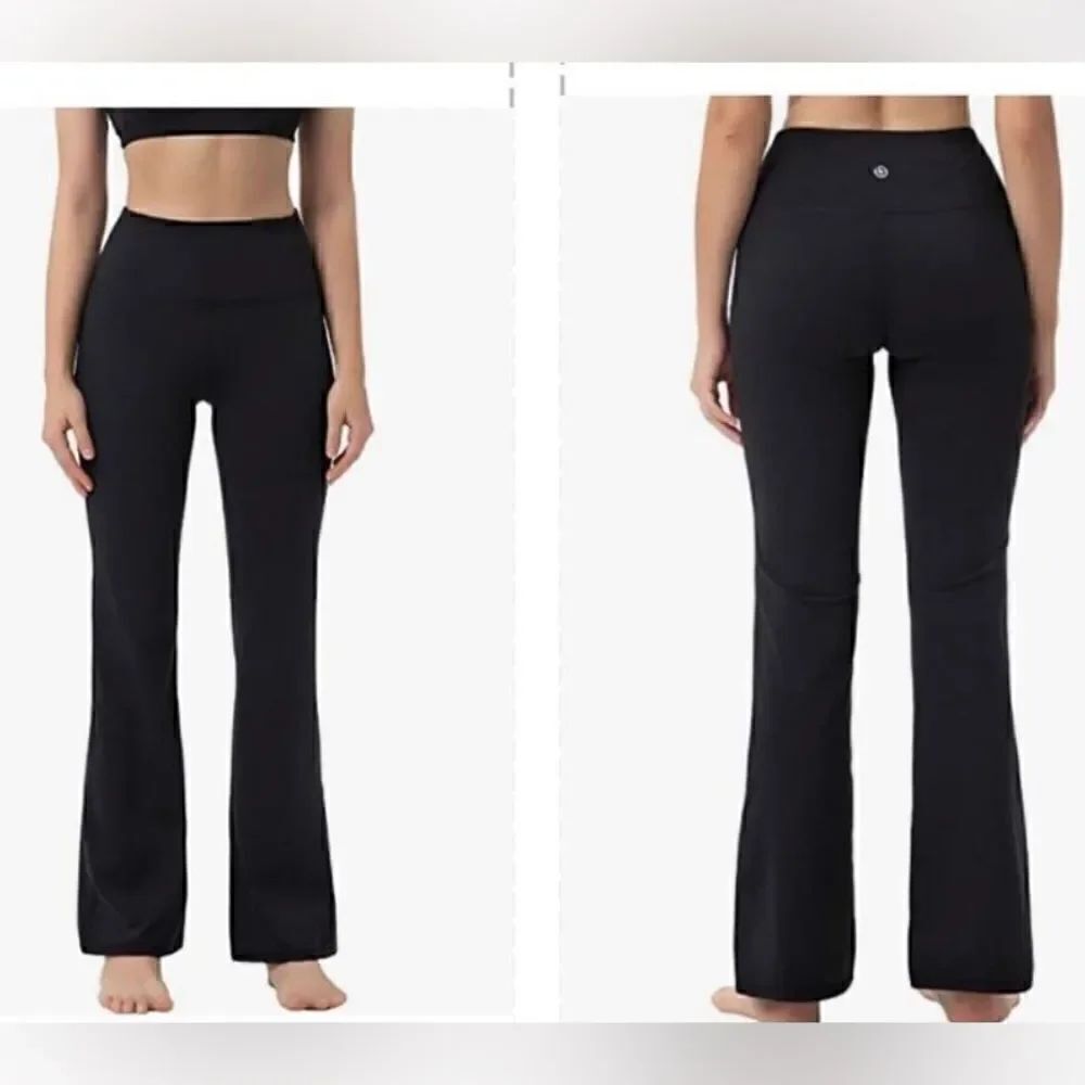 BUBBLELIME Women's High Waist Bootcut Yoga Pants Workout Flare Tummy Control